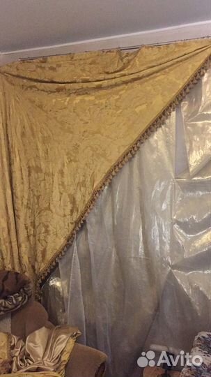 Шторы сценические, бу