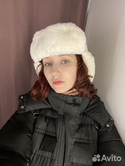 Шапка-ушанка женская