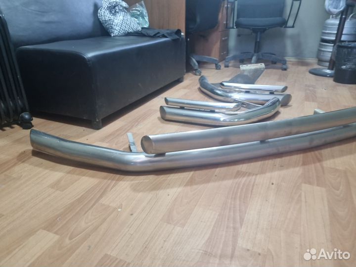 Защита переднего бампера toyota land cruiser 200