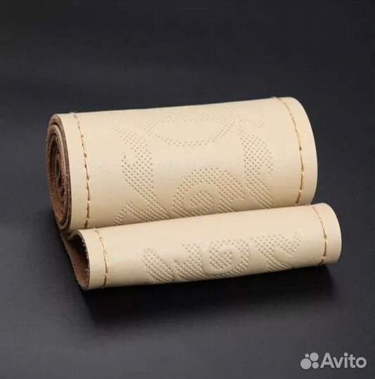 Оплетка на руль из натуральной кожи