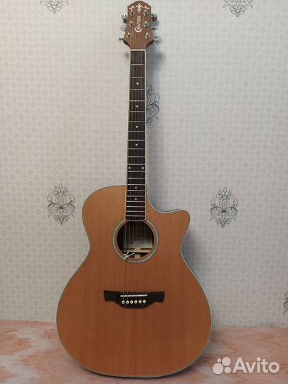 Электроакустическая гитара Crafter GAE 7/NC+чехол