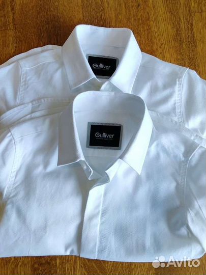 Рубашка белая Gulliver рост 116