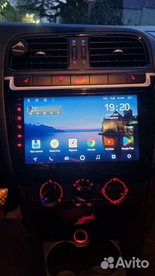 Магнитола на поло, полный комплект