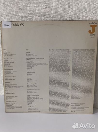 Виниловая пластинка Ray Charles 1978