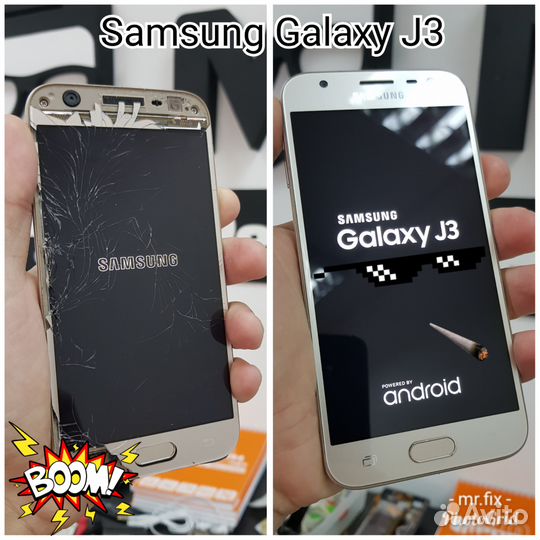 Замена стекла samsung galaxy S / A / Note / J и др
