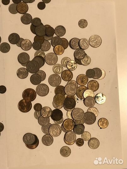 Монеты СССР и зарубежных стран набор