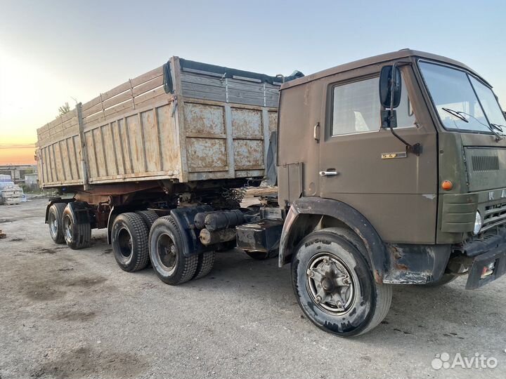 КамАЗ 35410 с полуприцепом, 1992