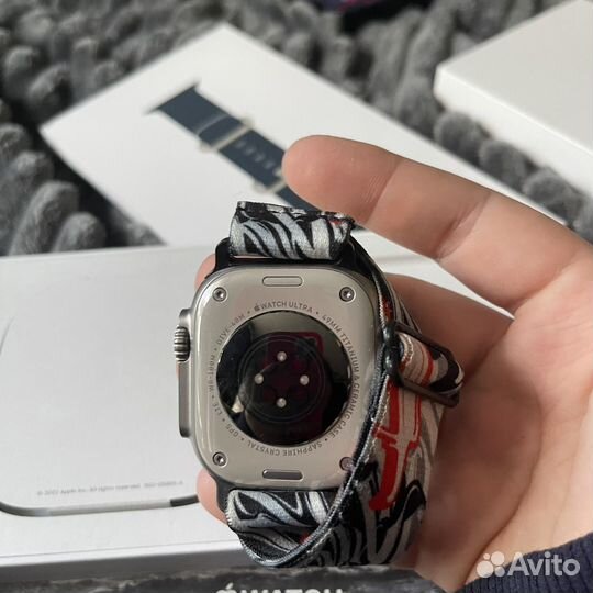 Apple watch ultra 2 49mm ocean band blue