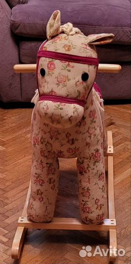 Деревянная Лошадь качалка