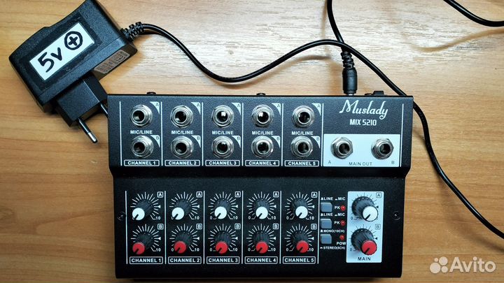 Пульт микшерный 10-ти канальный