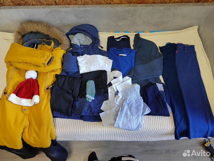 Вещи пакетом для мальчика 116 120