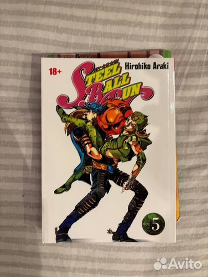 Манга Jojo Steel Ball Run 6 томов