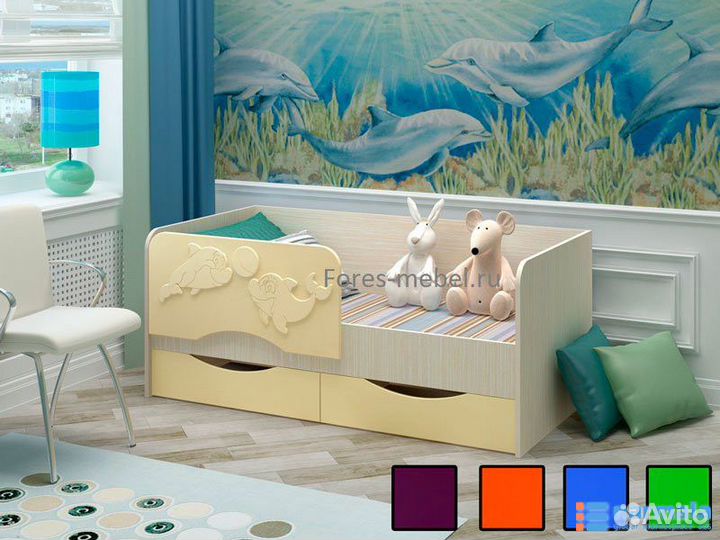 Детская кровать Дельфин 2