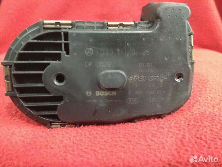 Дросельная заслонка mercedes a1131410125