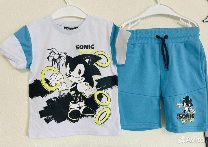 Детский летний костюм Соник Primark
