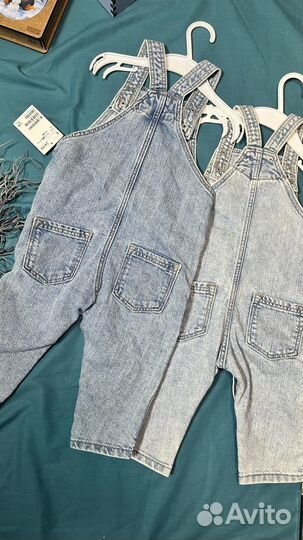Джинсовый комбинезон