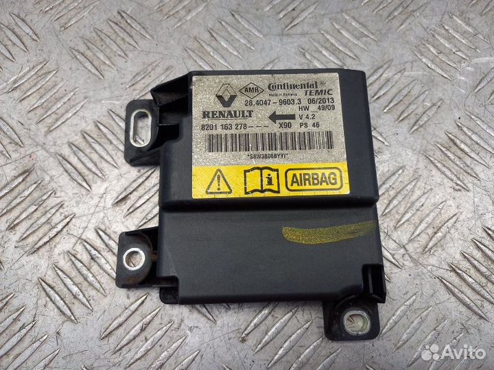 Блок управления Air Bag Renault Logan 1 1.4 K7J710