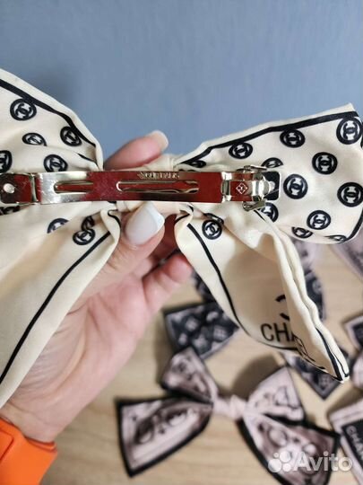 Заколка бант gucci,Chanel, Луи