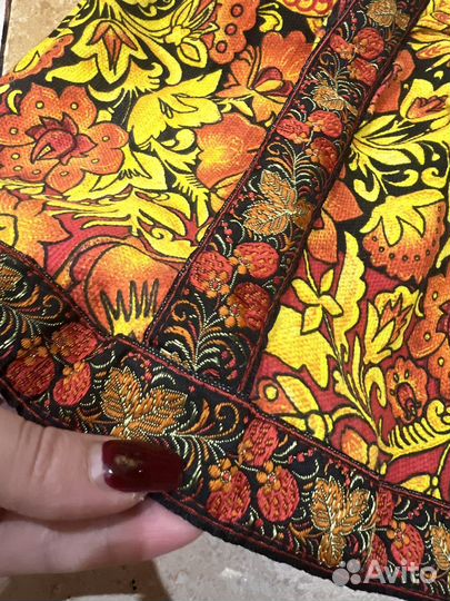 Платье детское хохлома