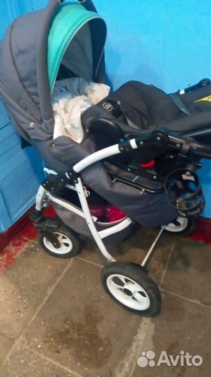 Коляска adamex 3 в 1 бу