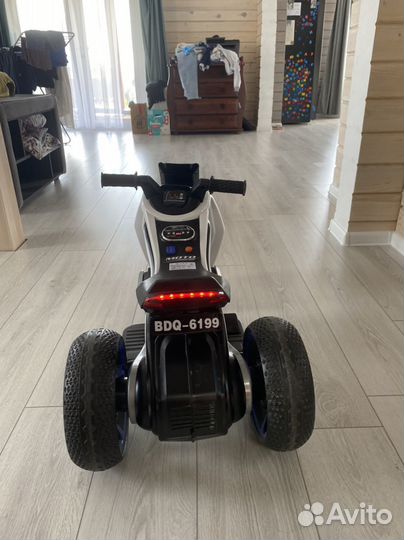 Детский электромобиль мотоцикл бу