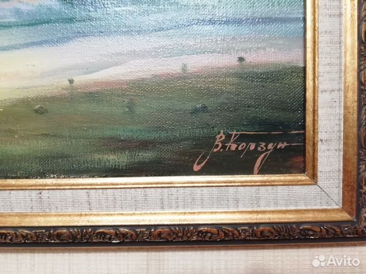 Картина Морской пейзаж холст масло