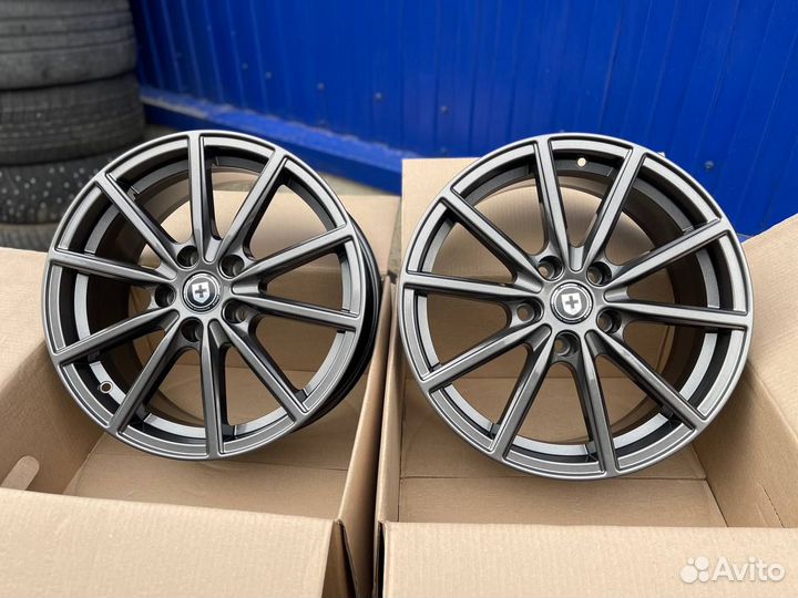 Диски r17 5x114,3 HRE P400 графит GM