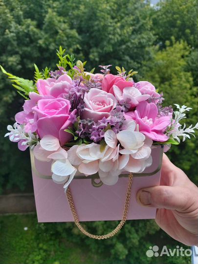 Мыльные букеты