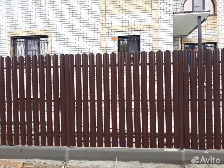 Забор под ключ, изготовление, монтаж