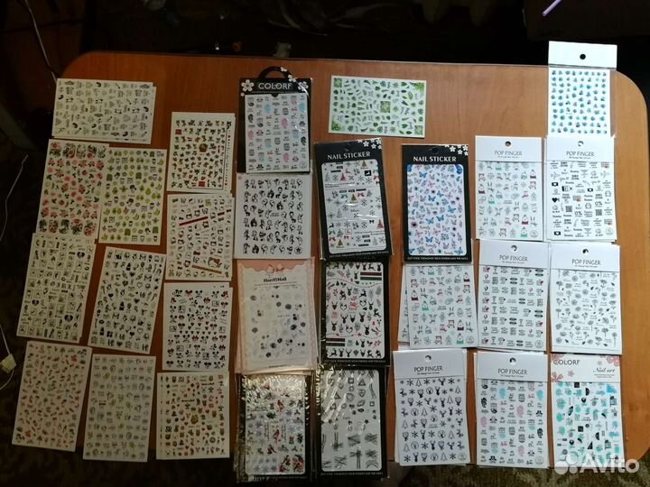 Наклейки для ногтей 3D