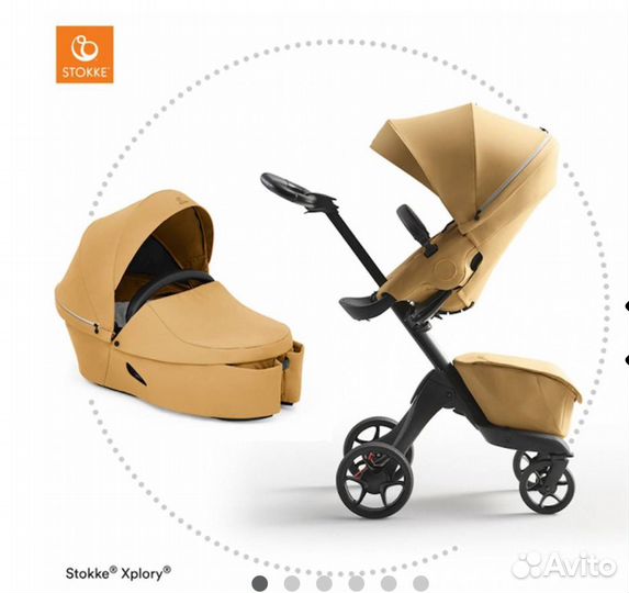 Коляска детская прогулочная с люлькой 2 в 1