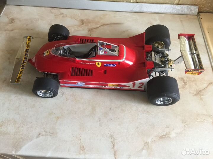 Ferrari 312 - T4 в масштабе 1:8 сборная модель