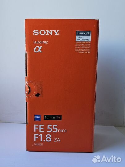 Sony Carl Zeiss Sonnar T* 55mm f/1.8 ZA