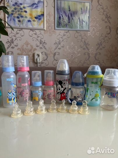 Бутылочки nuk