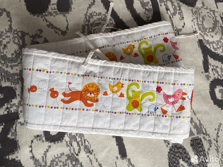 Бортики в кроватку IKEA