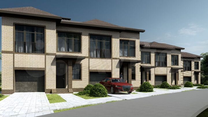 Таунхаус 170 м² на участке 3 сот.