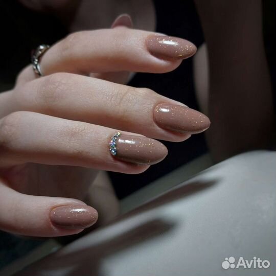 Маникюр, наращивание, покрытие гель лак, укреплени