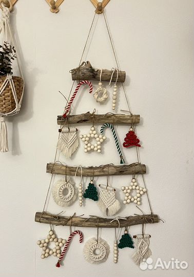 Елка новогодняя на стену