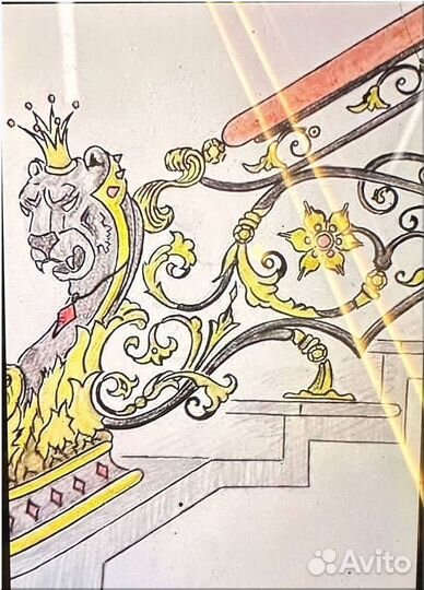 Перила ковка художественная