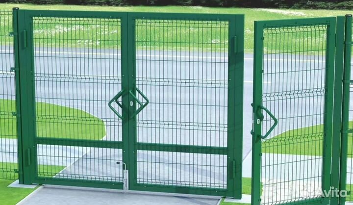 Забор из 3D сетки быстро работа по договору