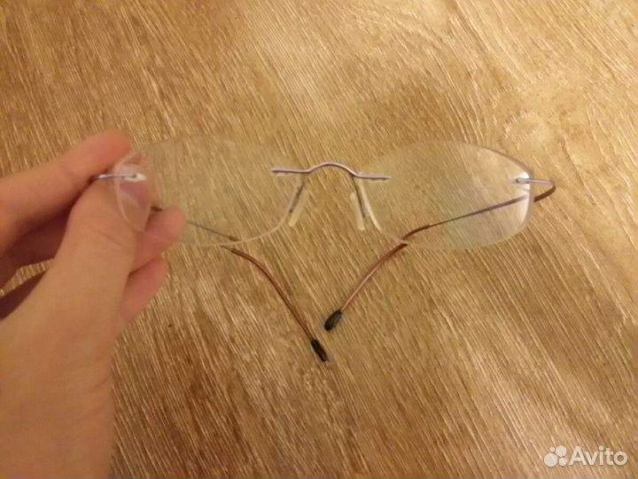 Очки -5.5 в титановой оправе