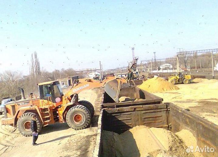 Песок речной с доставкой
