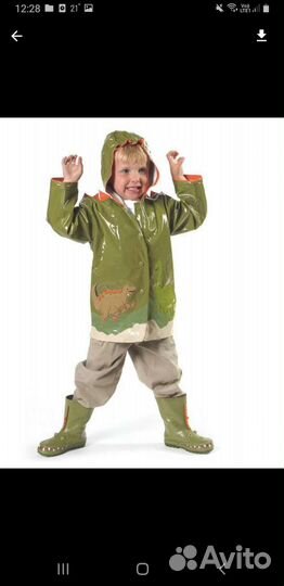 Куртка дождевик +сапожки Kidorable (4T)