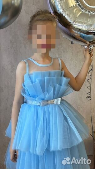 Нарядное платье для девочки 104 110 см