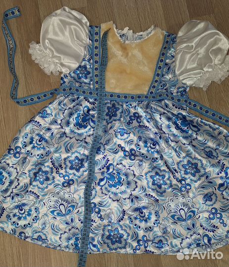 Новогодний костюм кошечки на 4-6 лет