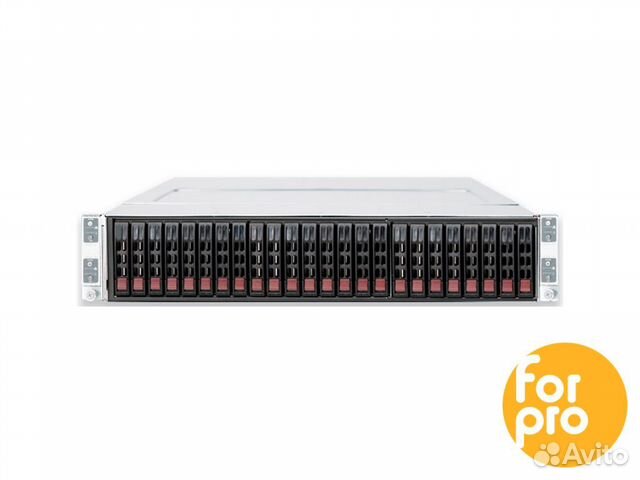 Сервер Supermicro X9DRT 24sff 8xE5-2640v2 1024GB