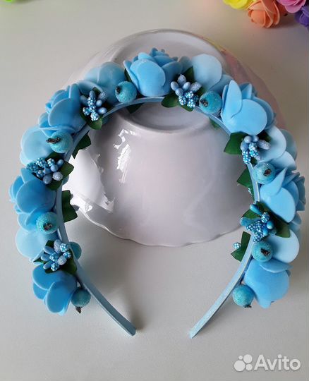 Ободок для волос ручной работы