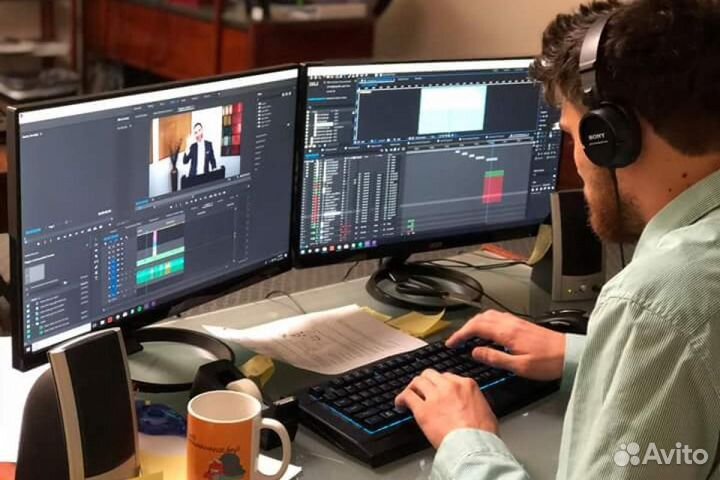 Профессиональный видеомонтаж/Ретушь фотографий