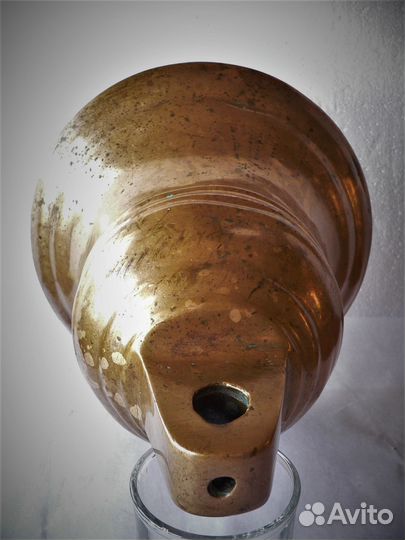 Старинный латунный колокол 16 кГ. рабочий