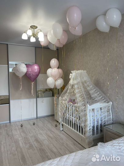 Детская кроватка с маятником Лель